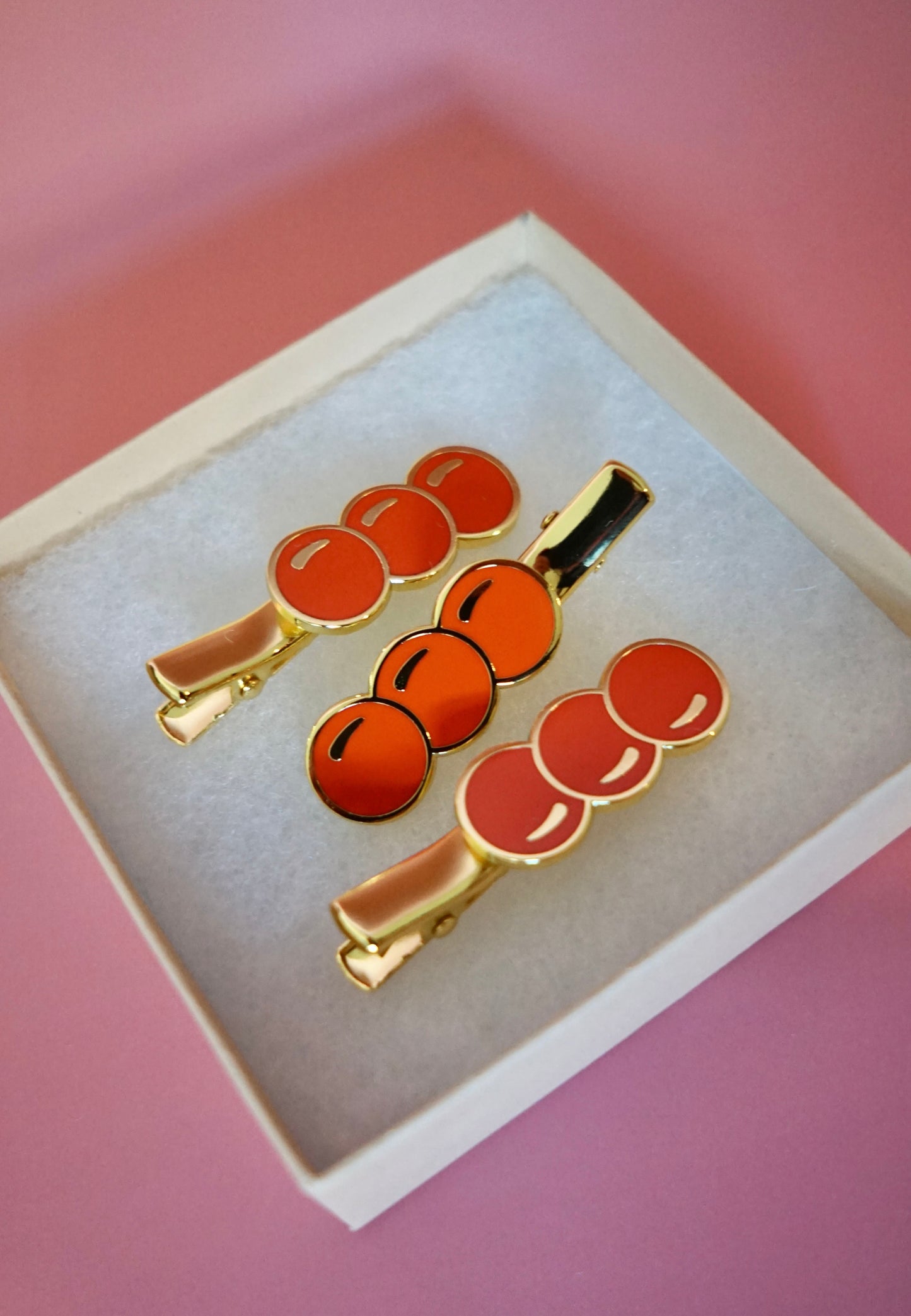 Tanghulu Hair Clip Set