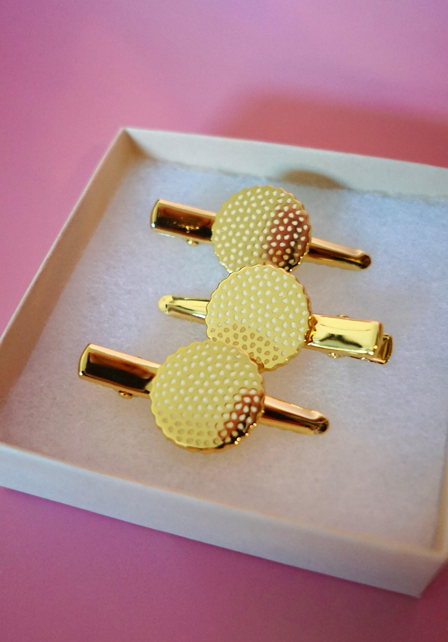 Sesame Ball Hair Clip Set
