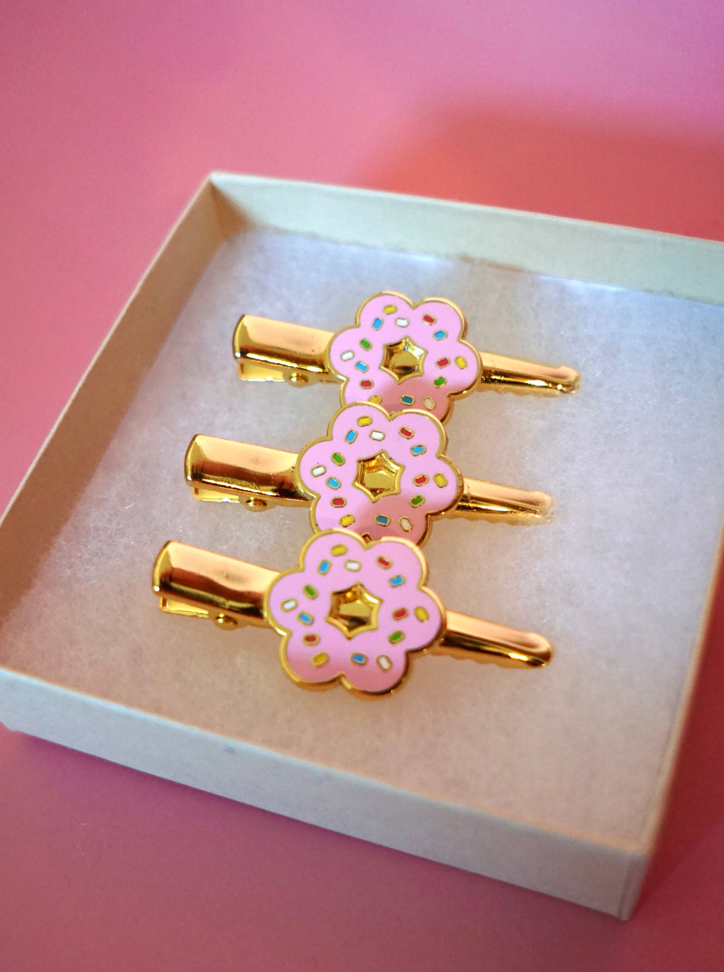 Mochi Donut Hair Clip Set