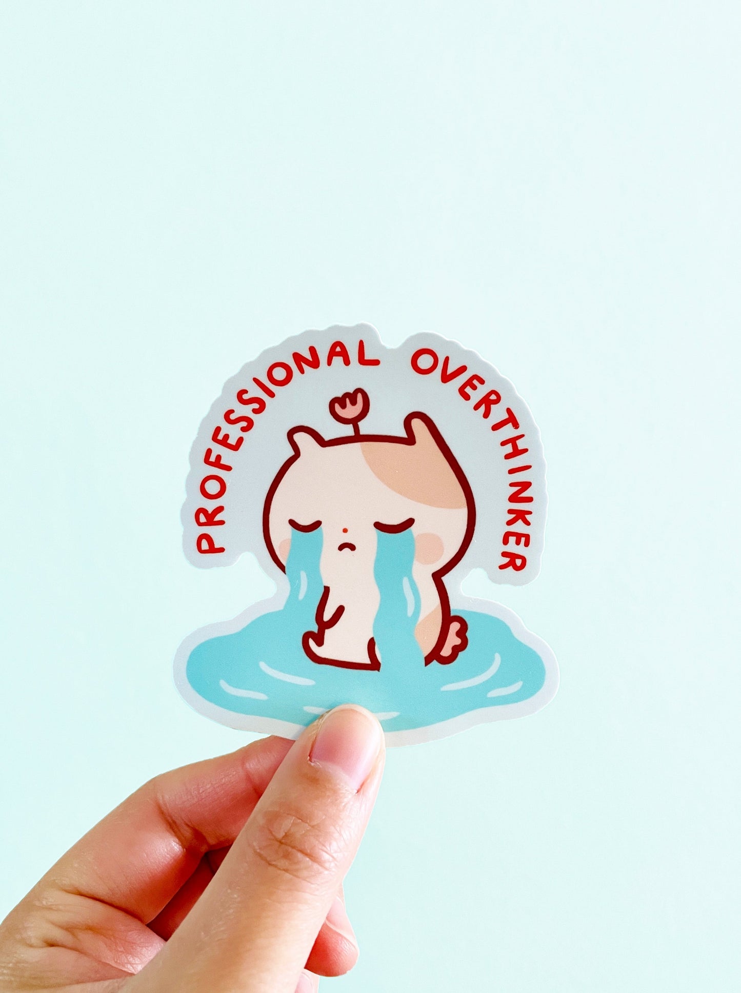 Professional Overthinker Vinyl Sticker