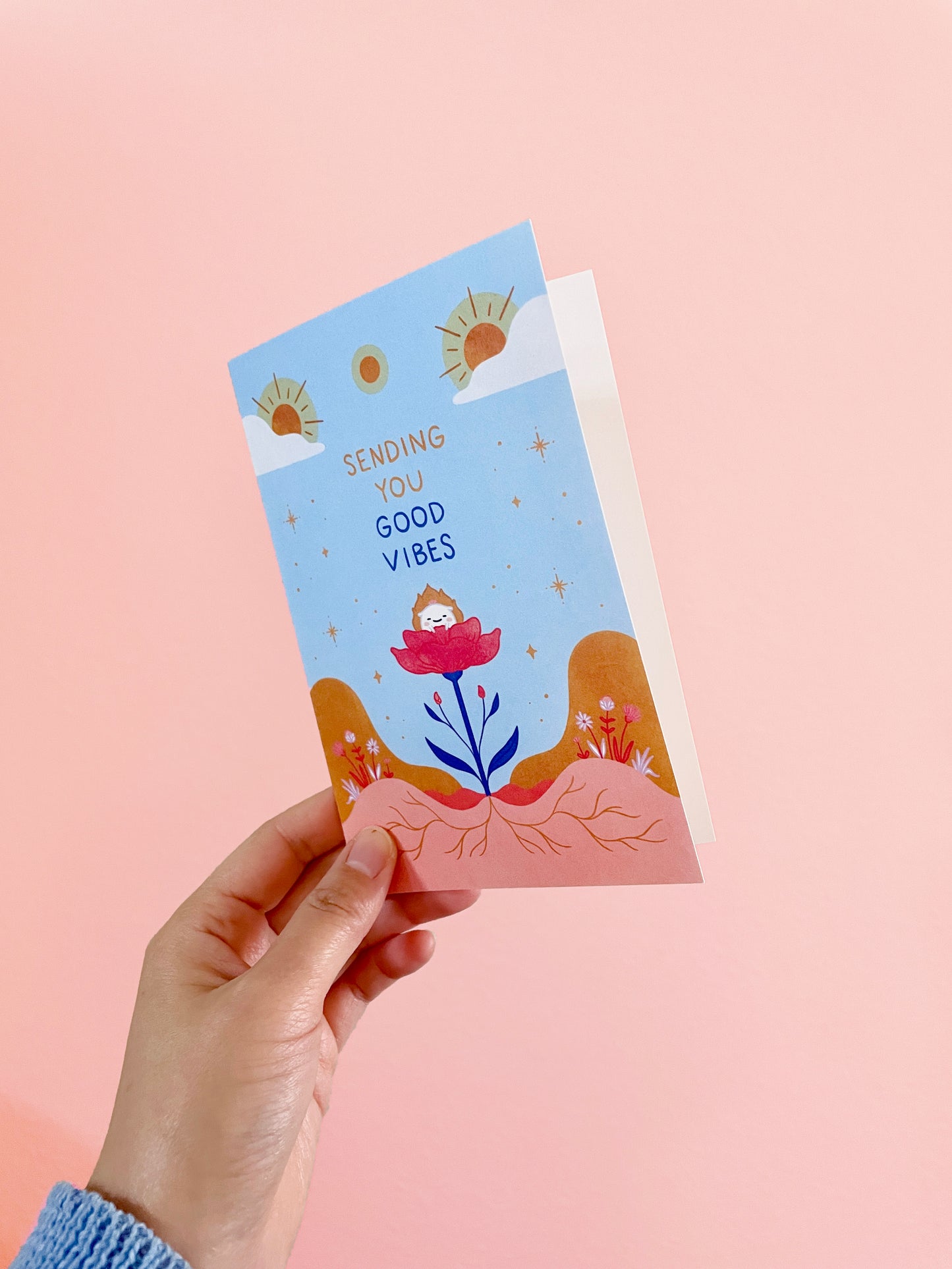 Good Vibes Greeting Card