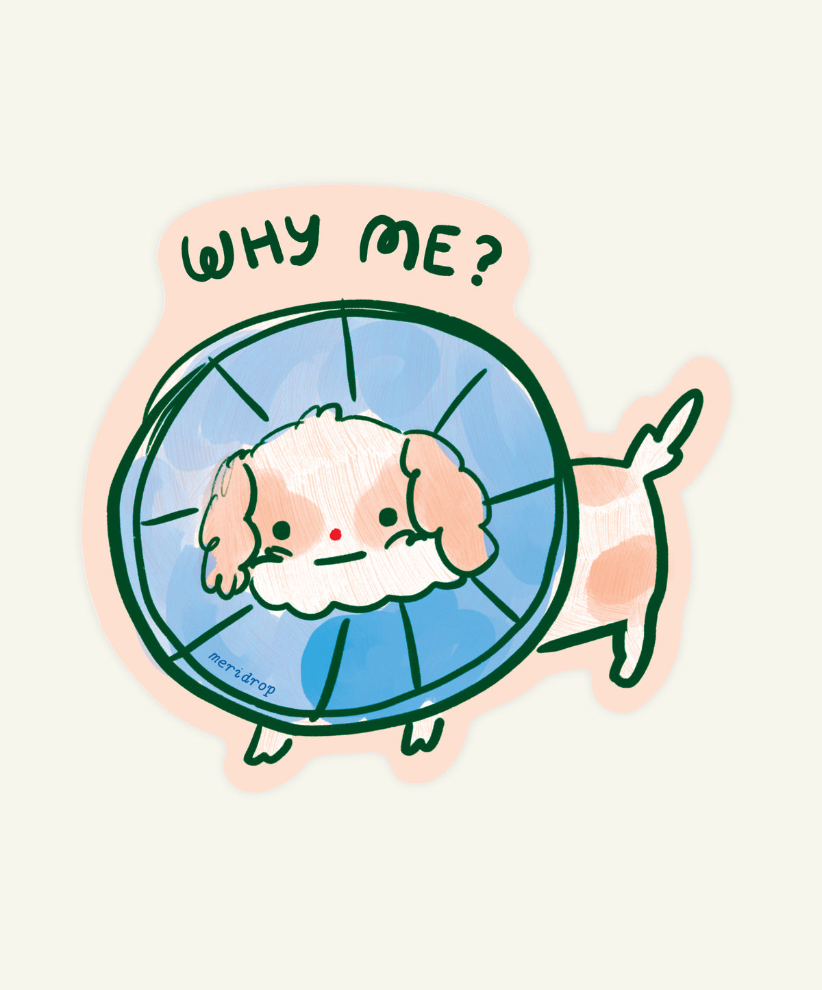 Why Me? Vinyl Sticker