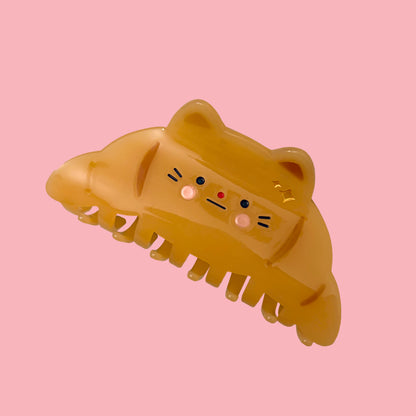 Croissant Cat Claw Clip