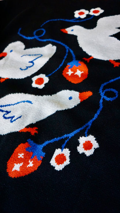 Goose Party Cardigan