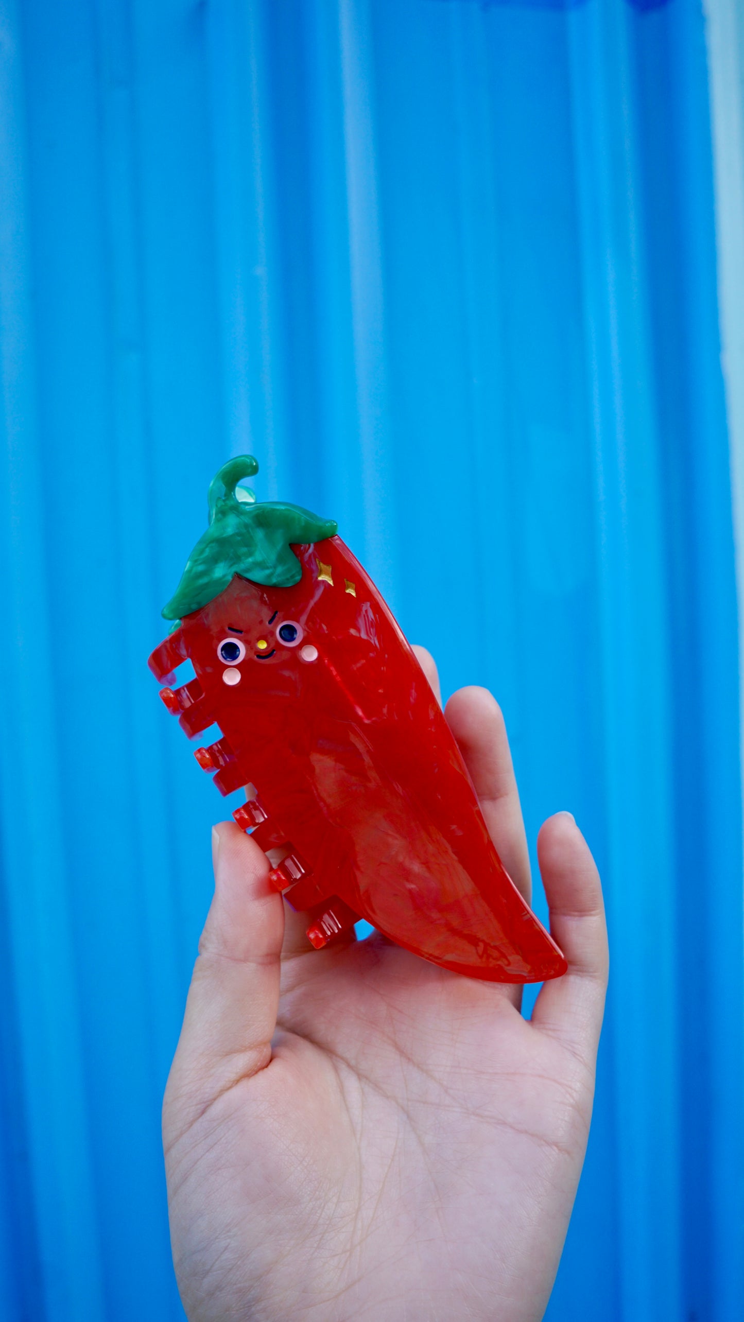 Chili Pepper Claw Clip