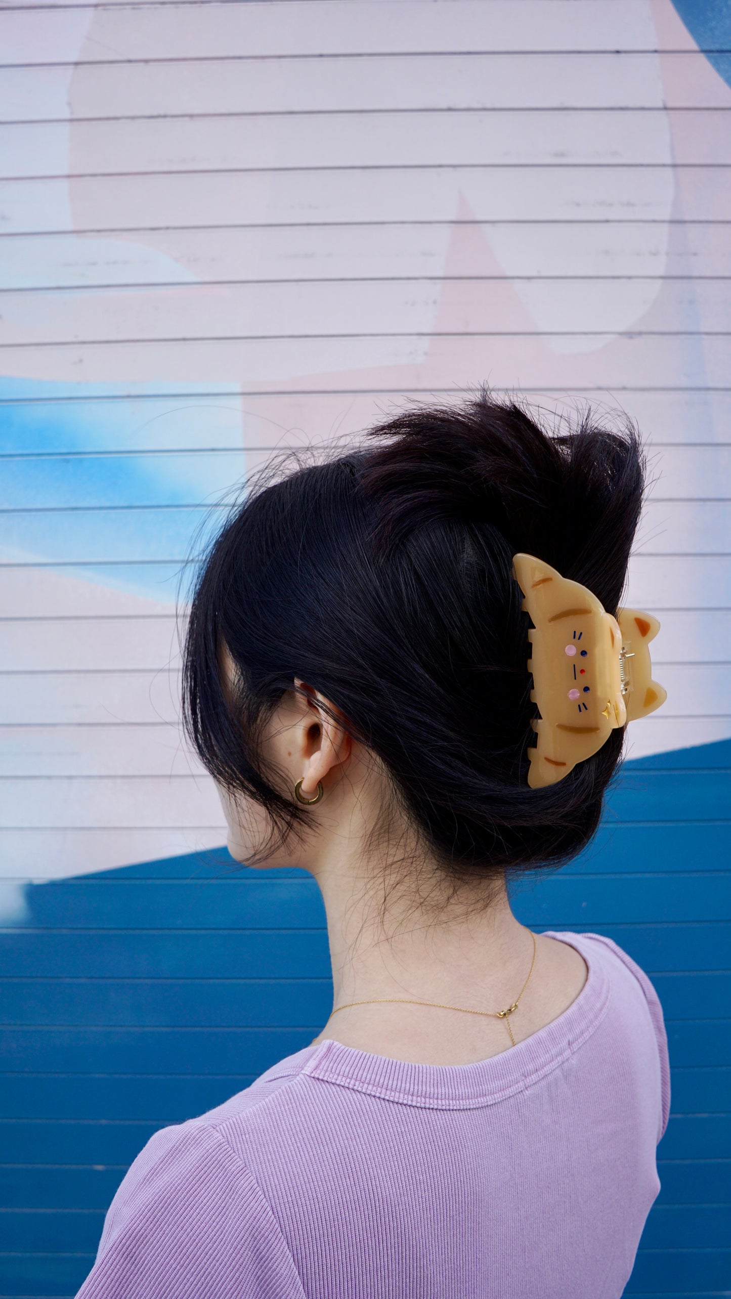 Croissant Cat Claw Clip