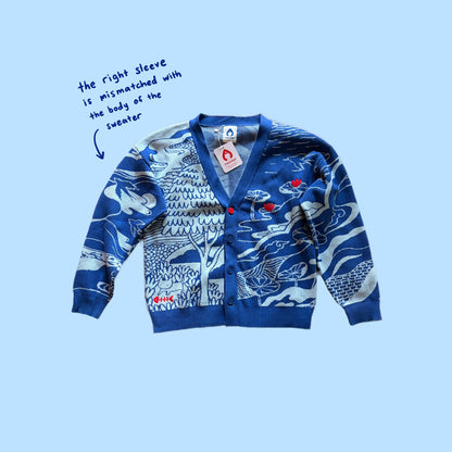 [OOPS] Lake View Cardigan - Right Sleeve Mismatched