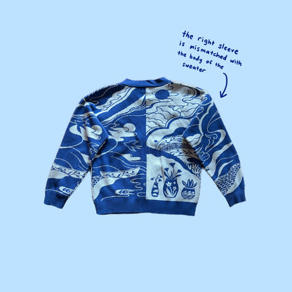 [OOPS] Lake View Cardigan - Right Sleeve Mismatched