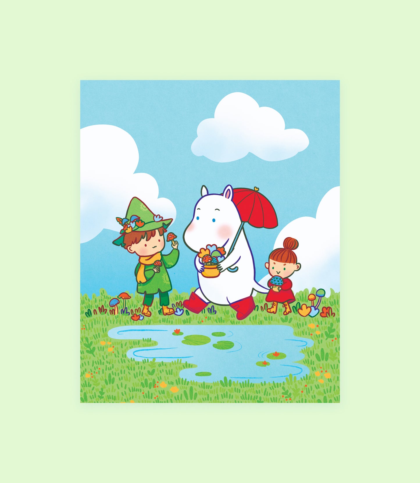 Puddle Hopping 8x10 Print