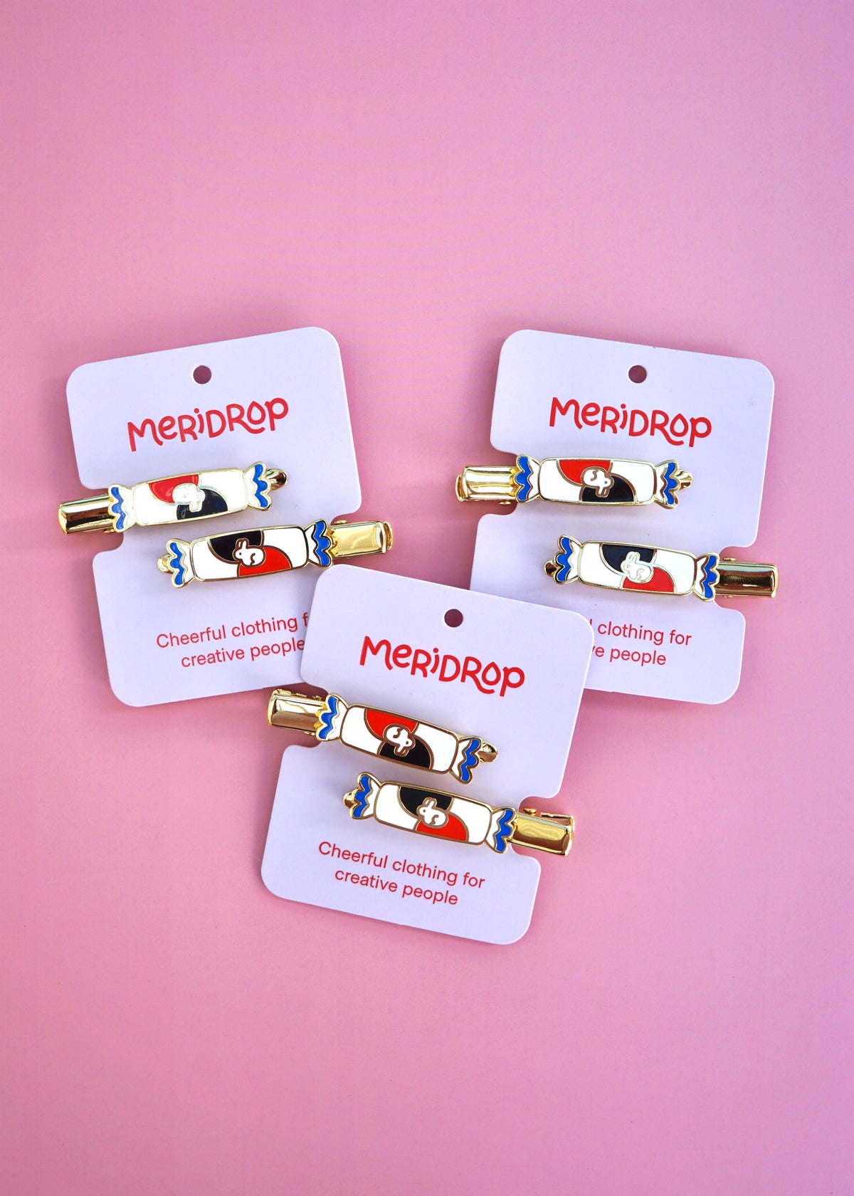 Rabbit Candy Hair Clip Set