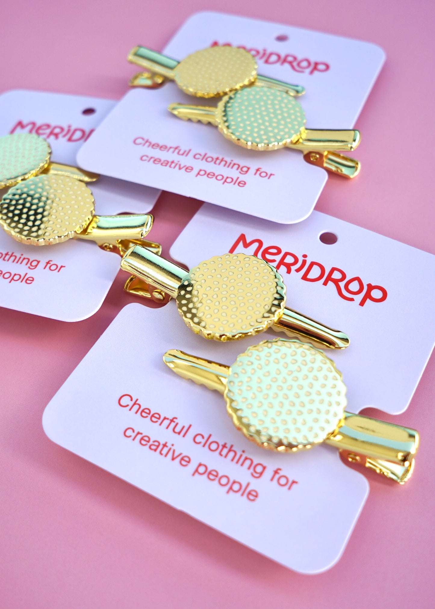 Sesame Ball Hair Clip Set