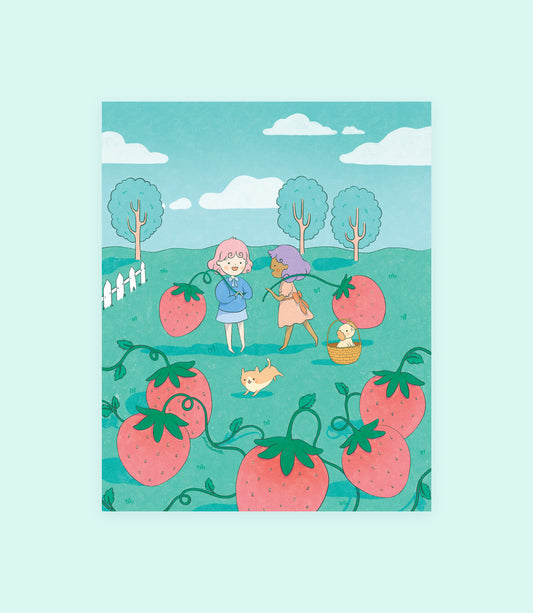 Strawberry Afternoon 8x10 Print